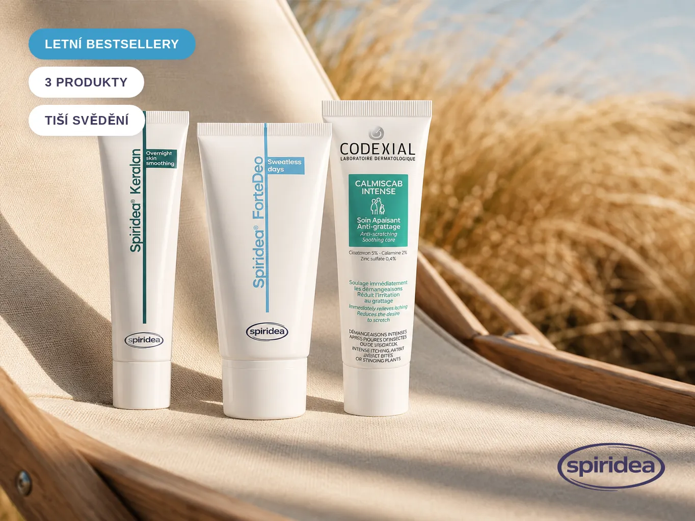 Letní bestsellery - Keralan, ForteDeo, Calmiscab